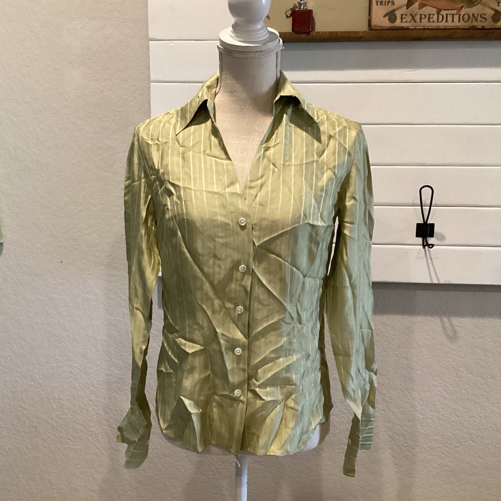Ann Taylor Silk Button Up Shirt